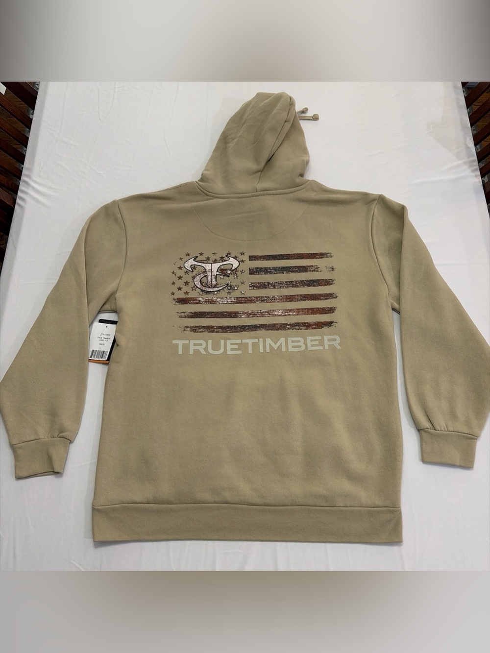True Timber Beige/Tan Pullover Hoodie with Drawstring